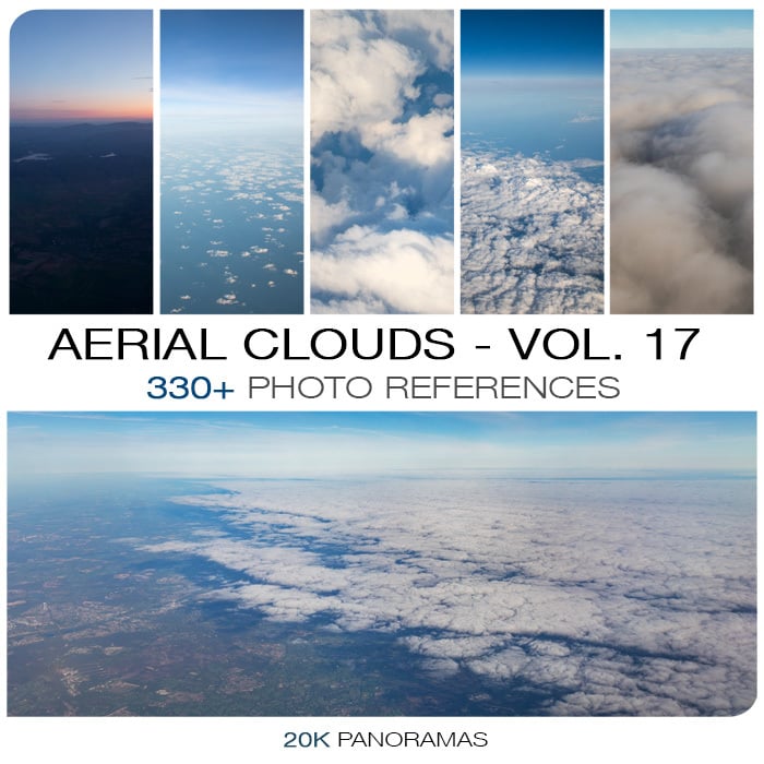 Aerial Clouds - Photo Pack vol. 17