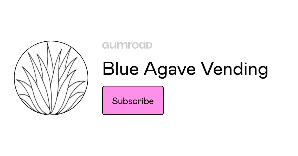 Blue Agave Vending