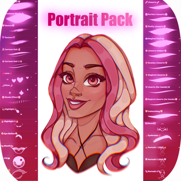 🦋Portrait Pack🦋 For Procreate by viola