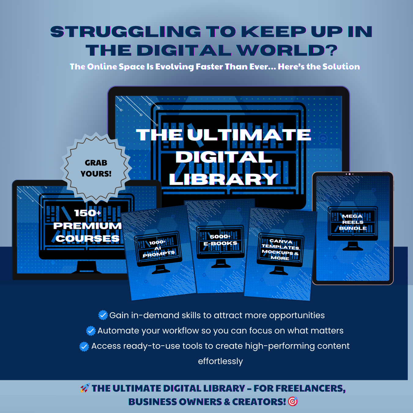 The Ultimate Digital Library ( ALL-IN-ONE BUNDLE )