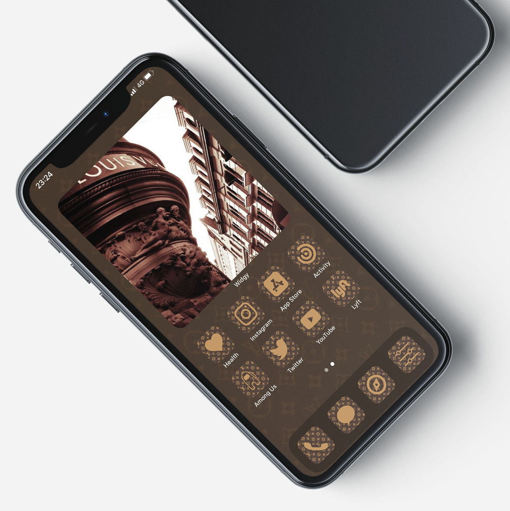 Louis Vuitton (Light) - Luxury iOS 14 Icons - 250+ Included