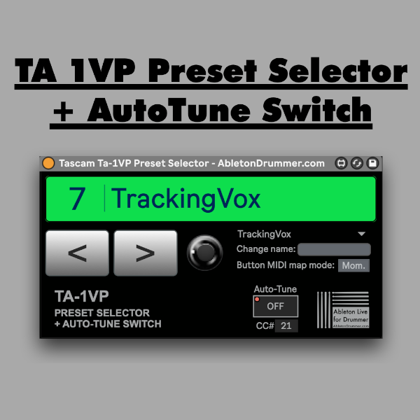 TA 1 VP Preset Selector + AutoTune Switch