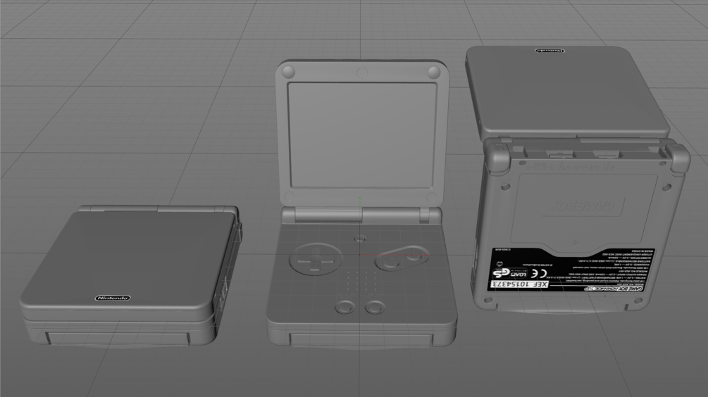 GameBoy Advance - 3D model by Unconid (@unconid) [87e049f]