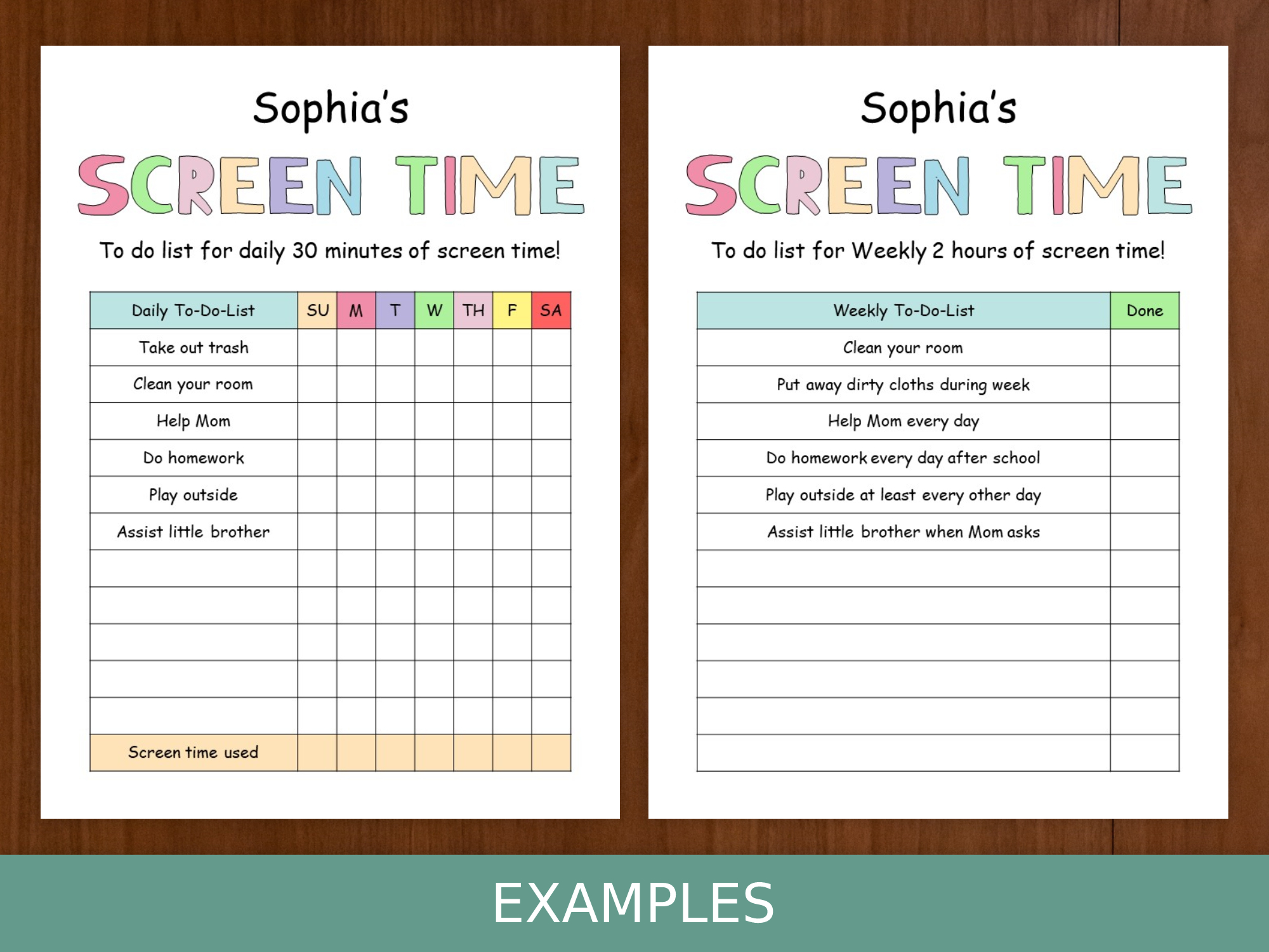 screen-time-tracker-for-kids-screen-time-checklist-screen-time-chore-chart-screen-time-chore-checklist-printable-editable-pdf