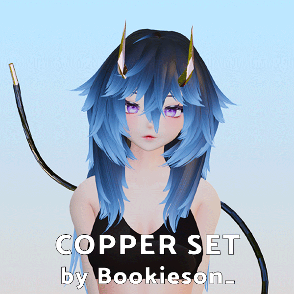 Copper Set (horns & tail)