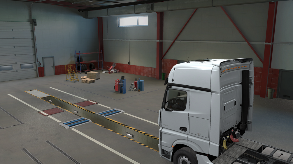 ETS2 | Mercedes Actros Mp4 Backwall Bar. by ZoCi from oldboyZ customZ