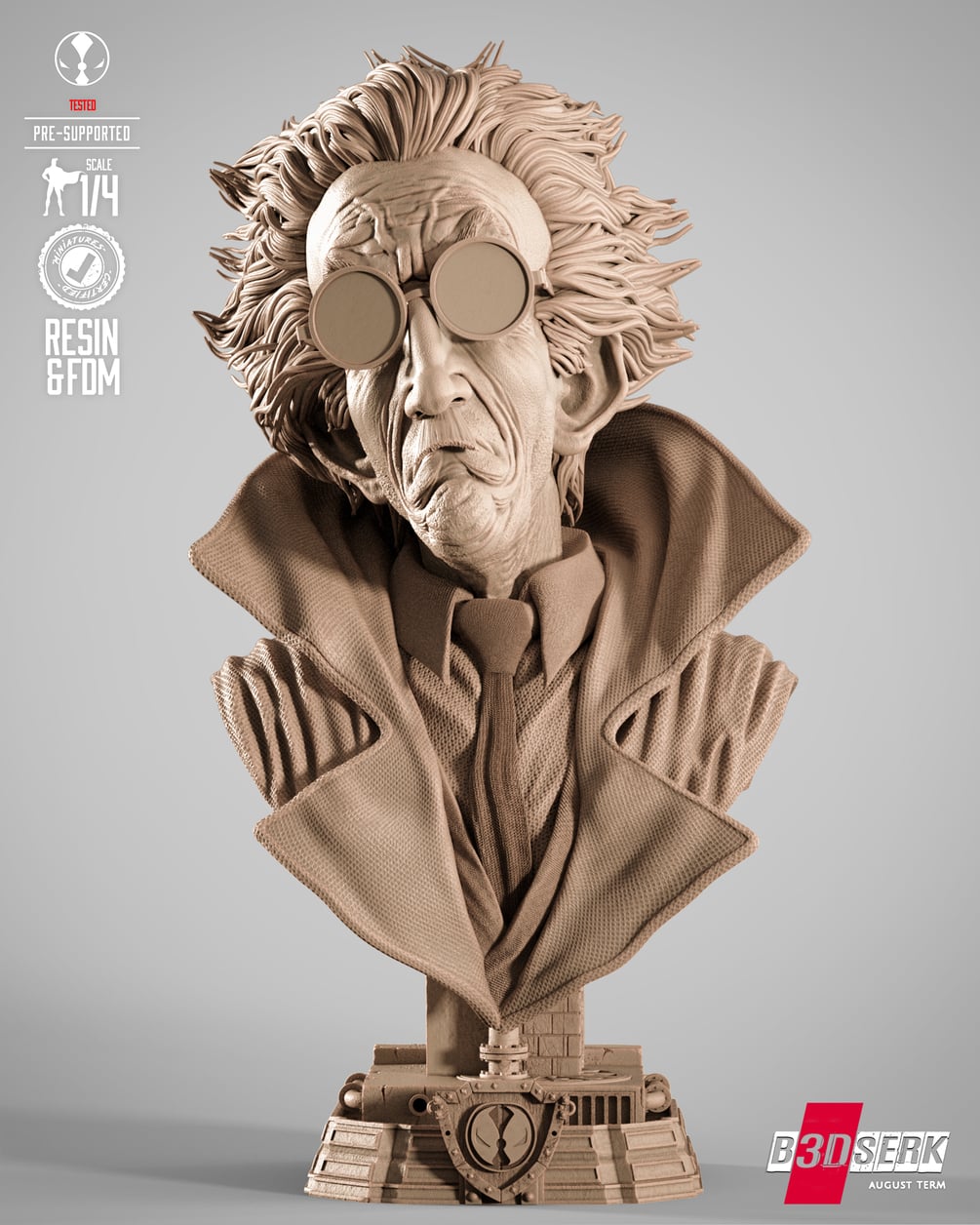 B3DSERK August Term 2025 Twitch Portrait Bust ready for printing
