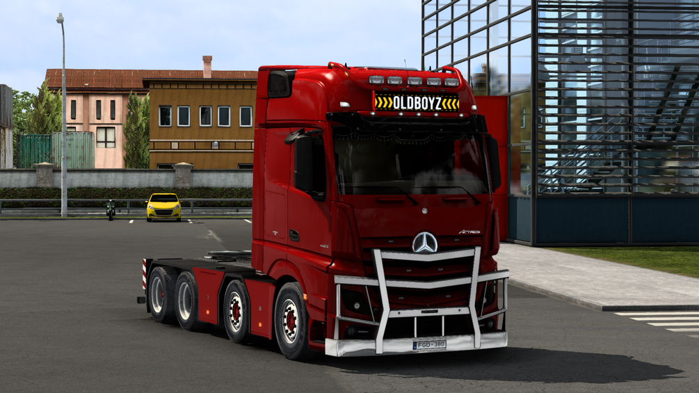 ETS2 |Actros MP4 | Oversize 8x4 by ZoCi from oldboyZ customZ