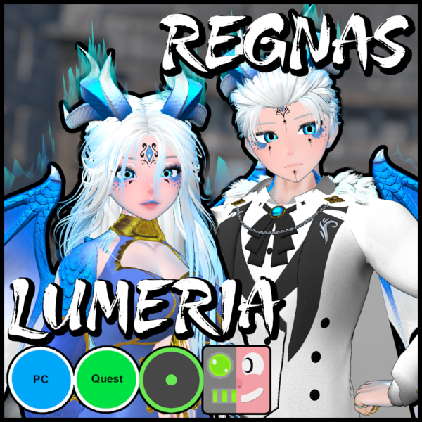 🐲 Lumeria & Regnas Bundle (PC/Quest/Opti) | Face Tracking | GoLoco | Wholesome SPS ❄️