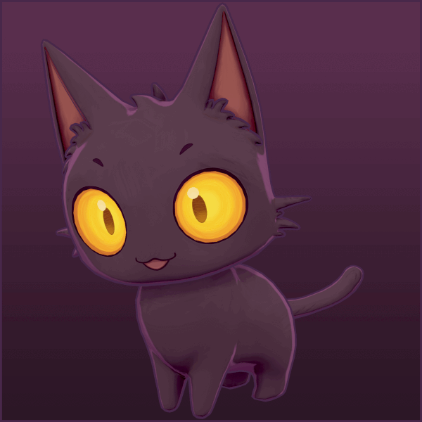 Halloween Cat Follower