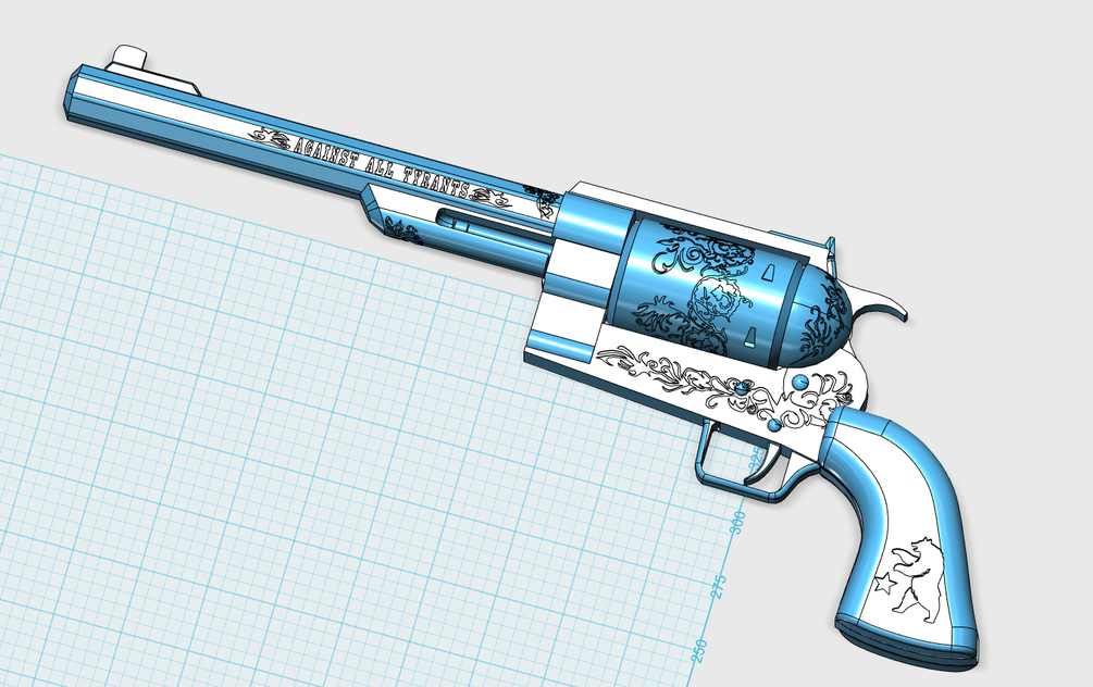 Fallout NCR Ranger Sequioa Revolver Digital 3d print file