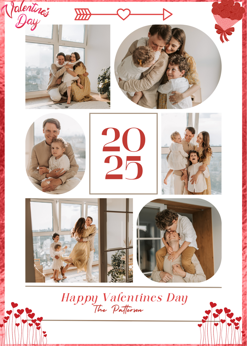 Personalized Photo Valentines Day Cards For Students AK Giftshop Personalised Photo Valentines Day Card - WITH YOUR OWN IMAGE AND TEXT Create Valentine - View #4