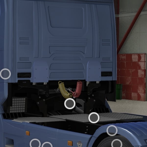 *[cabcover tuning part] Scania NG Back cabin cover New by WC007 D3SIGN