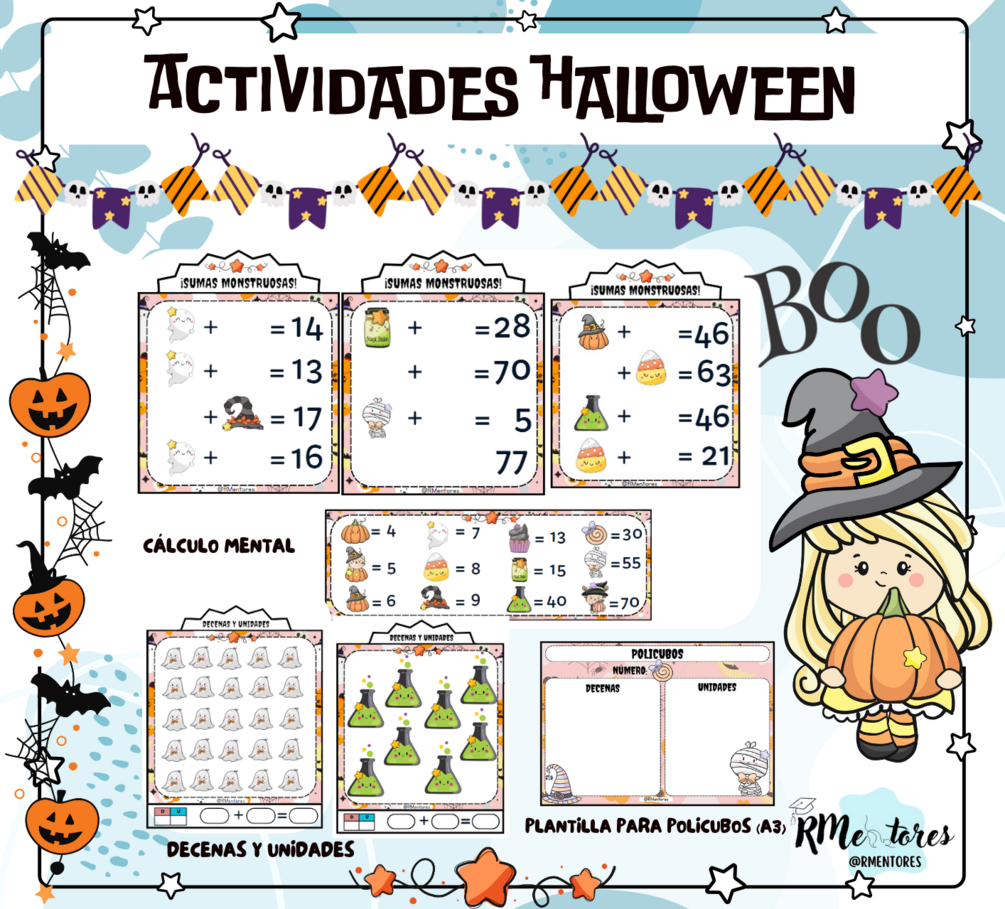 ESTACIONES DE APRENDIZAJE (temática Halloween)