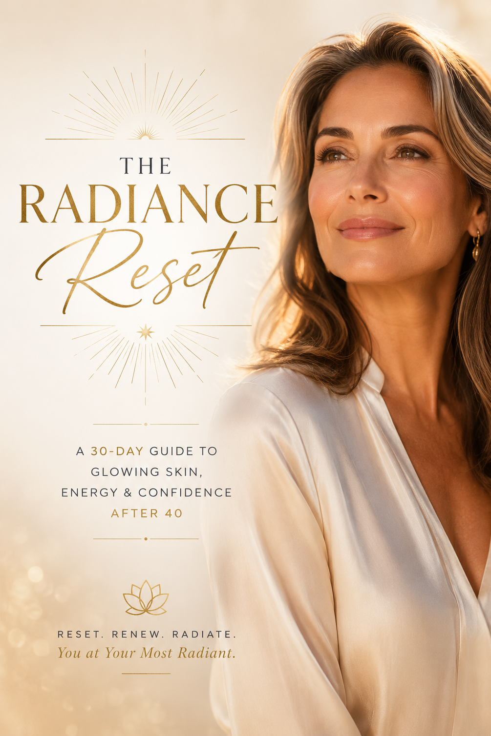 The Radiance Reset - A 30-Day Guide to Glowing Skin, Energy & Confidence After 40