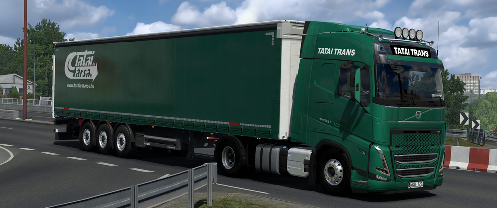 TATAI TRANS skin combo for Volvo FH5 and Kogel trailer dlc. ETS2 by ANGYALFOLDI