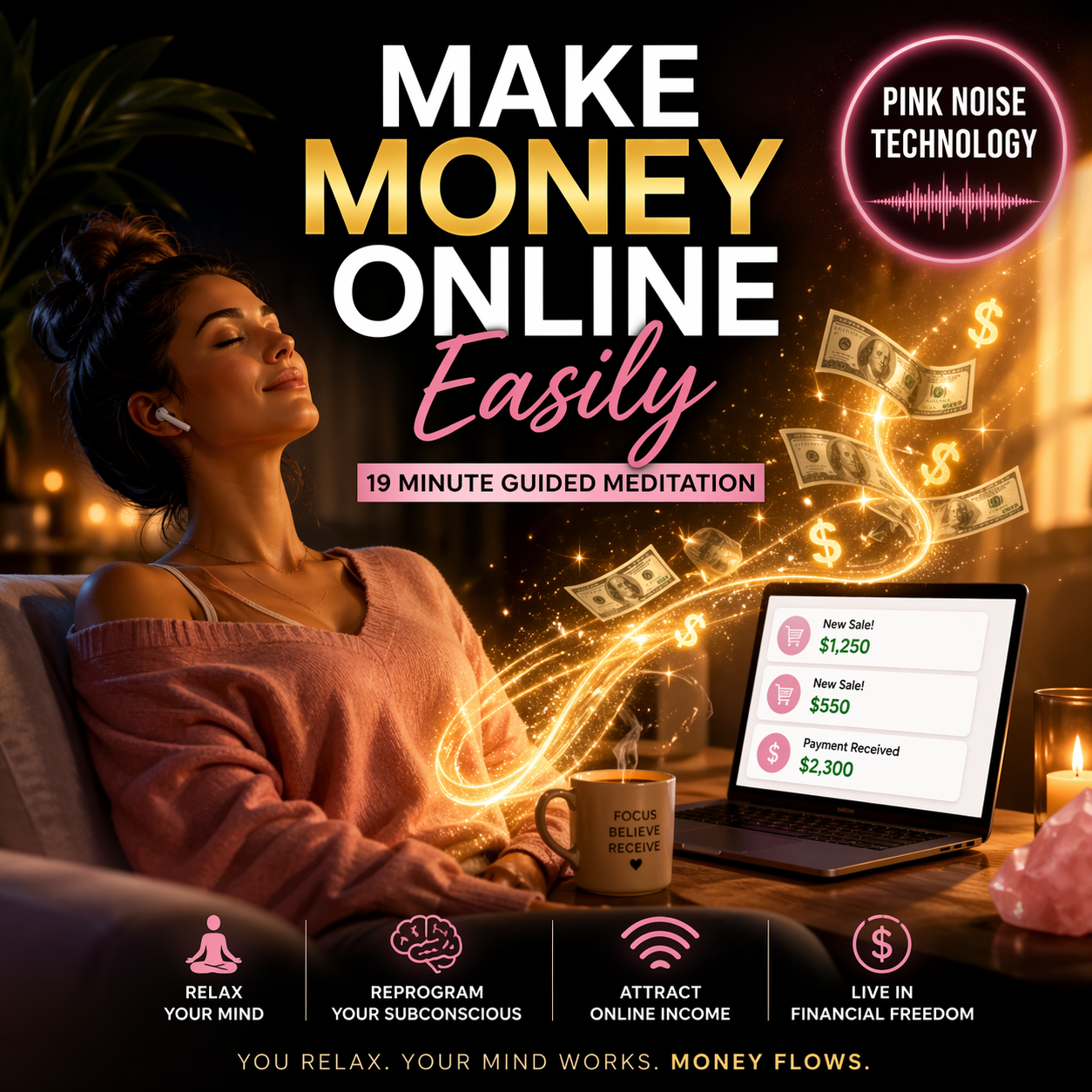 make money online easily meditation for dissolving tech resistance and installing digital income identity