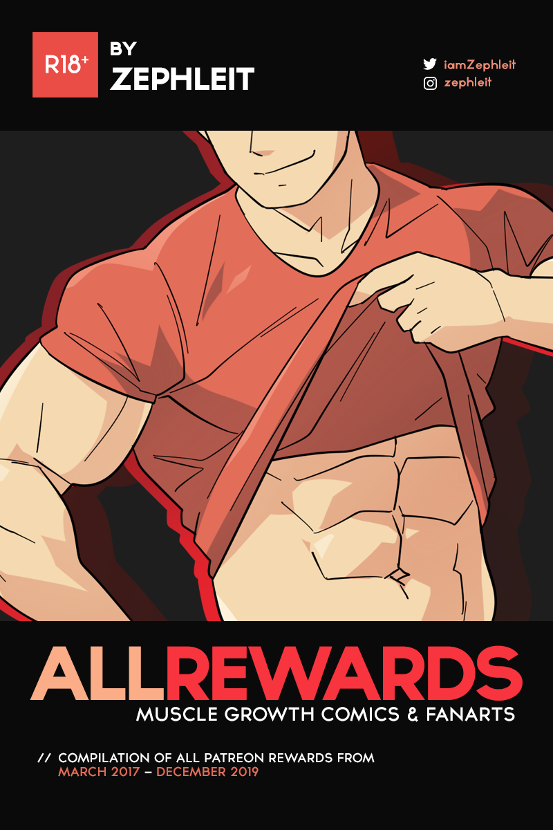 Zephleit] ALL REWARDS  Muscle Growth Comics & Fanart (R18+)