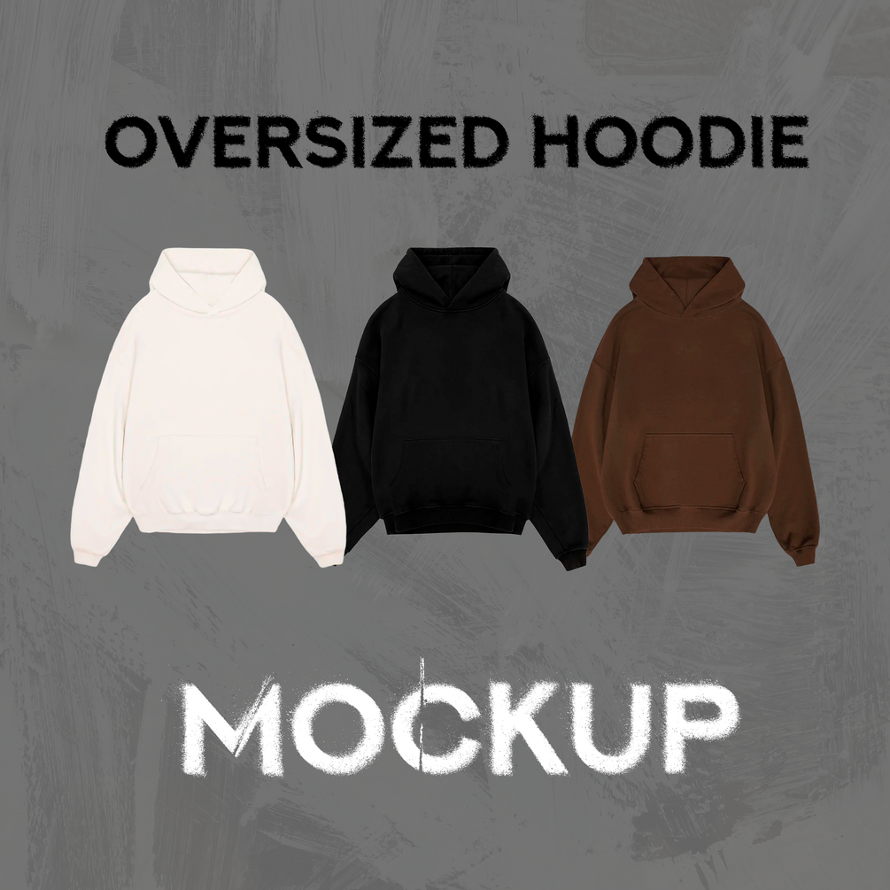 Oversized Hoodie Mockup