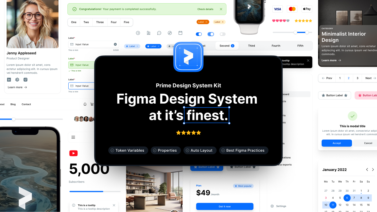 Prime 6.0 - Design System Kit for Figma