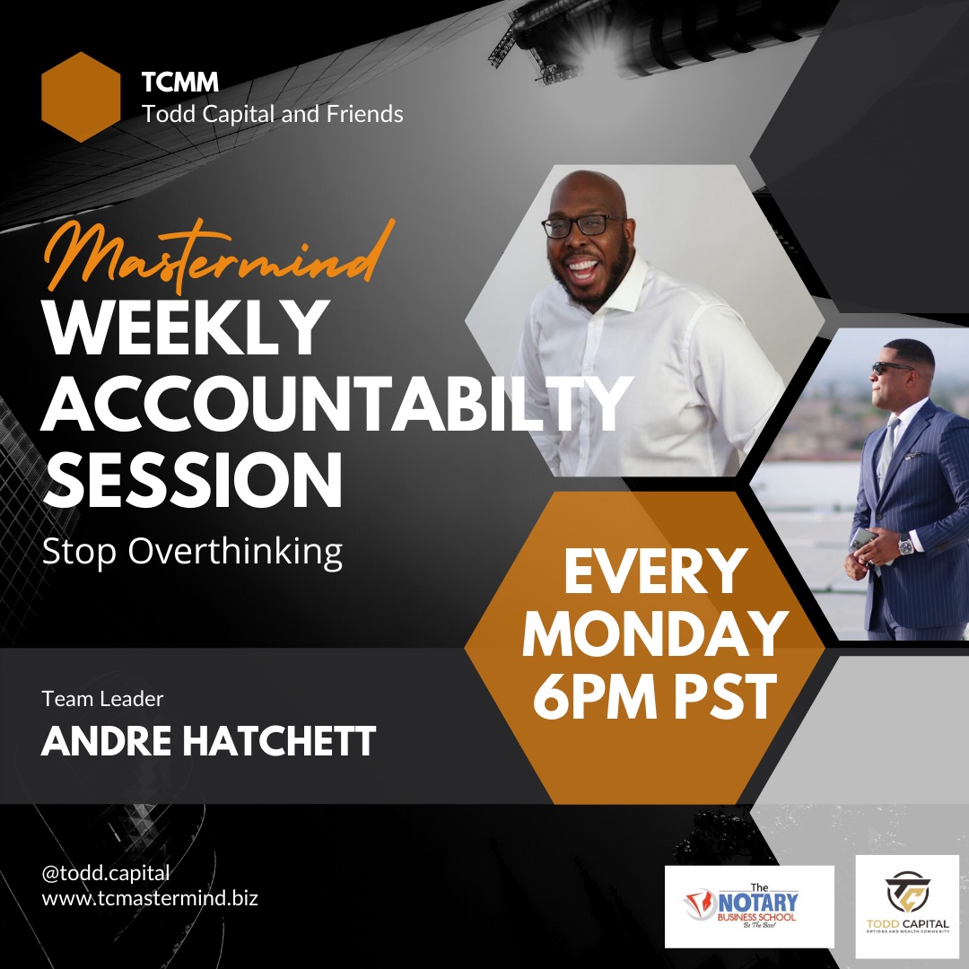 Weekly Accountability Call with Andre Hatchett NOW! - Affordable ...