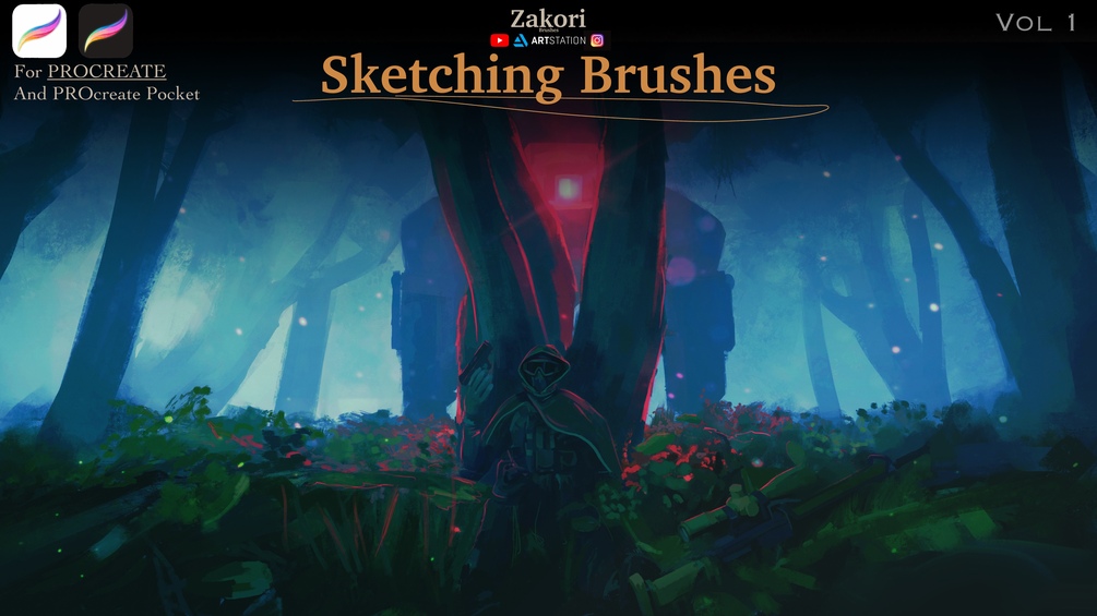 Hyper Realistic Sketching Brushes by Zakori