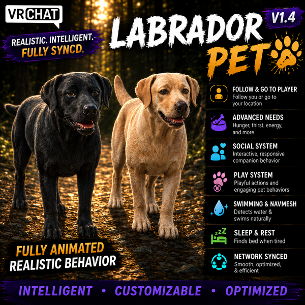 VRChat Labrador Pet preview