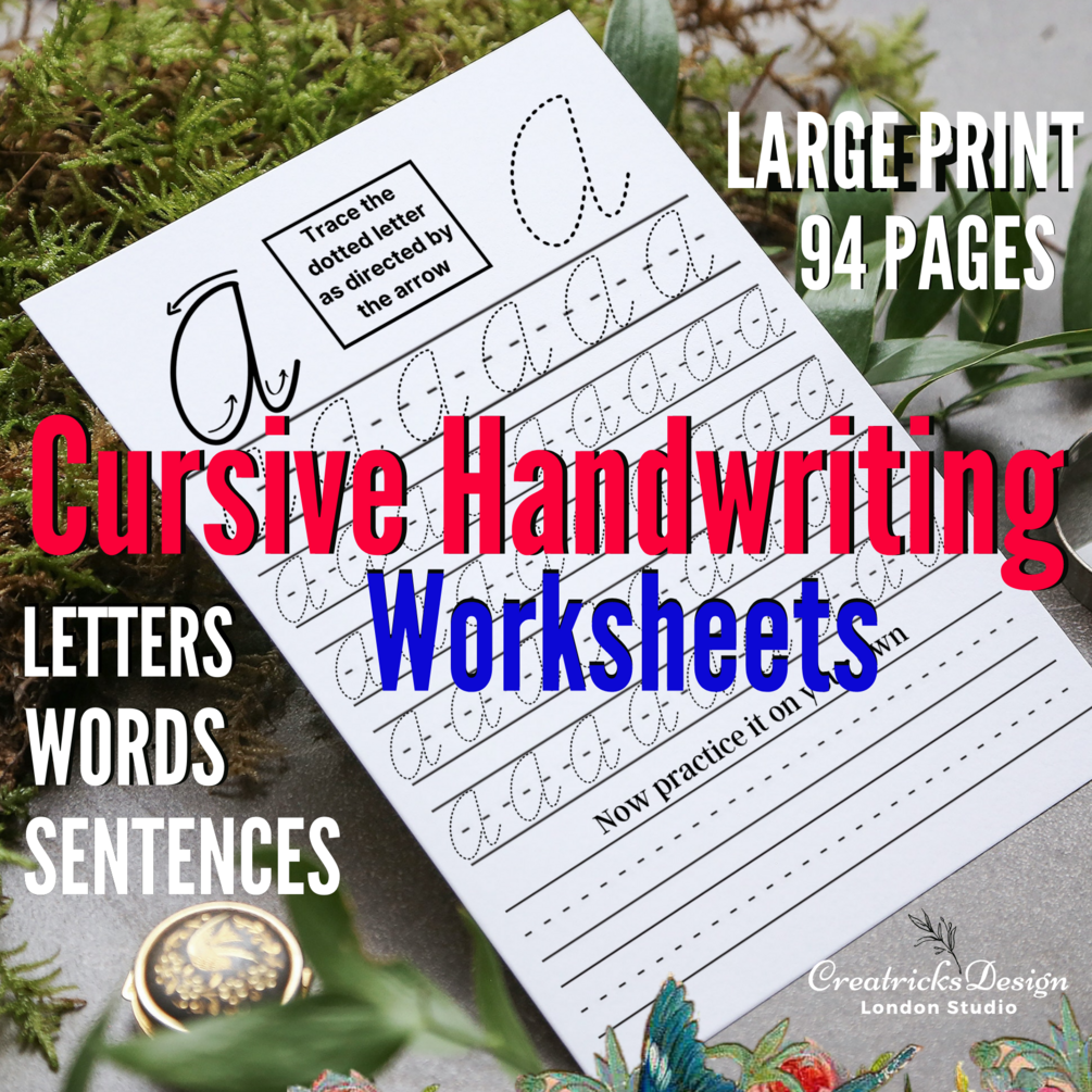 Cursive Handwriting Worksheets 