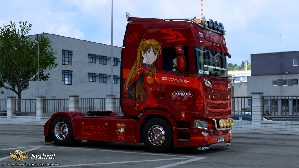 [ETS2] Asuka Langley Sohryu | Neon Genesis Evangelion [Skinpack] by Syahrul Itasha Truckstyling 痛トラック