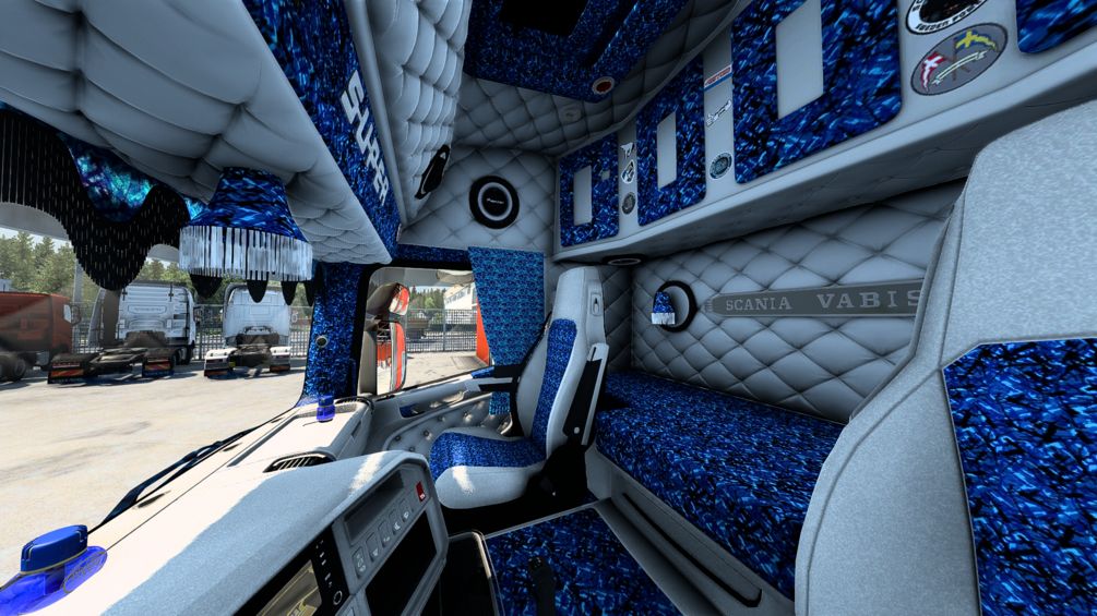 scania custom interior