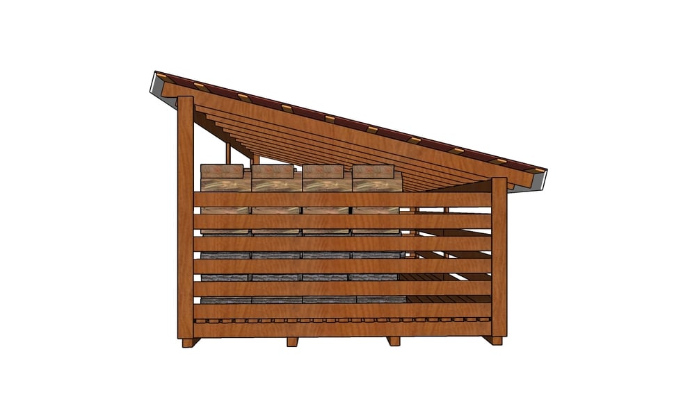 8 cord wood online shed