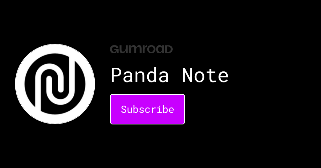 Panda Note