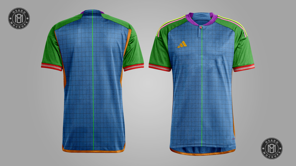 PSD Jersey Adidas 2024 mockup