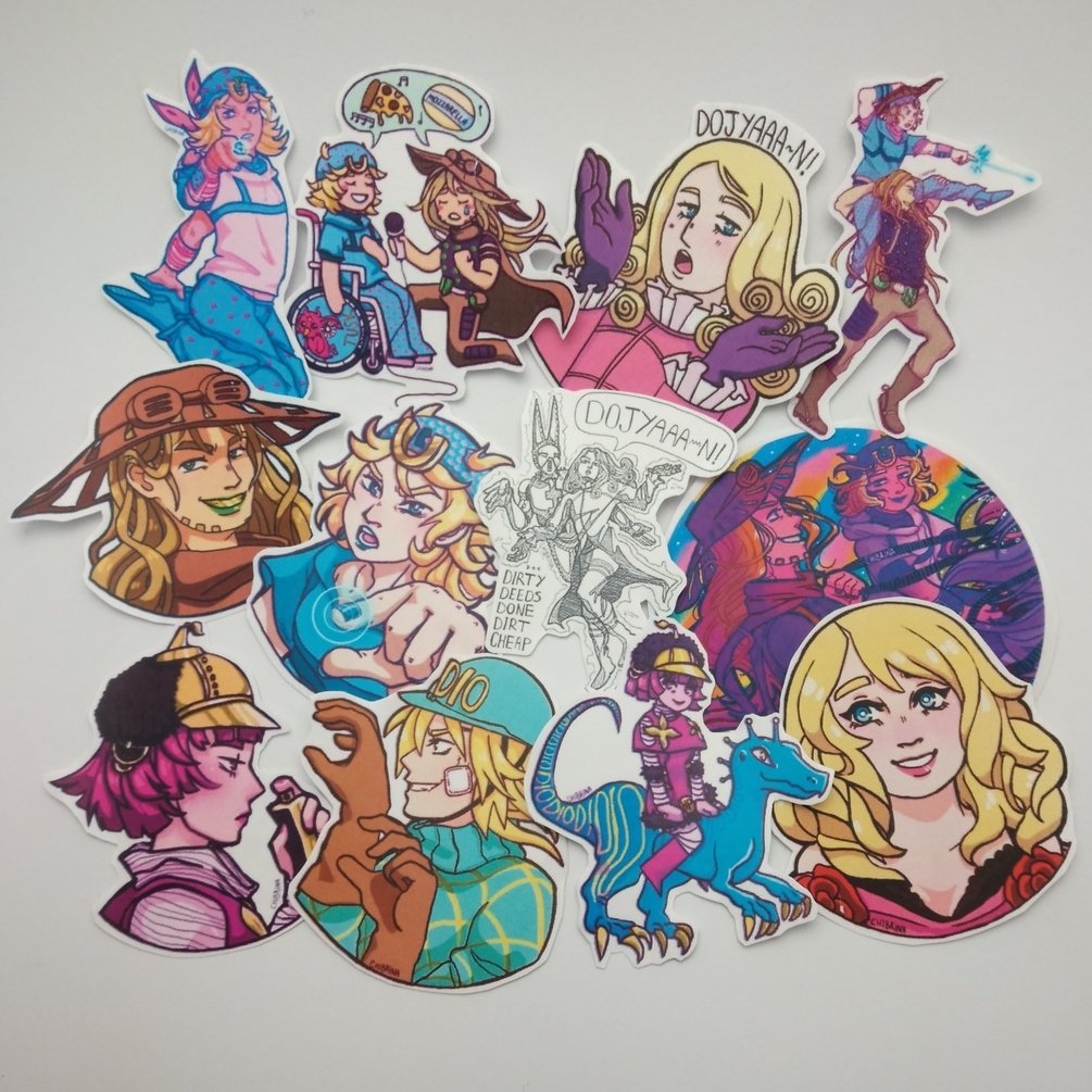 Steel Ball Run Sticker set