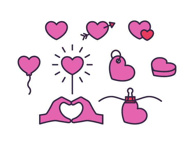 Free: Heart Icon Pack