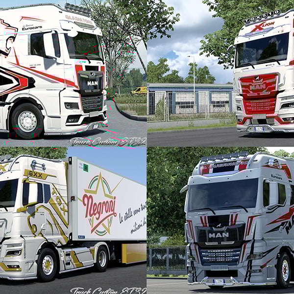 Skin Pack Man TGX 2020 by Truck Custom ETS2