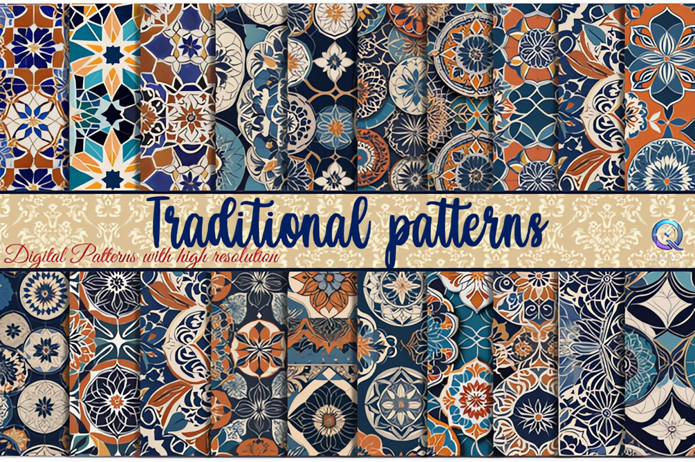 🌟 Traditional Elegance: 20 Exquisite Pattern Designs for Your Creative ...