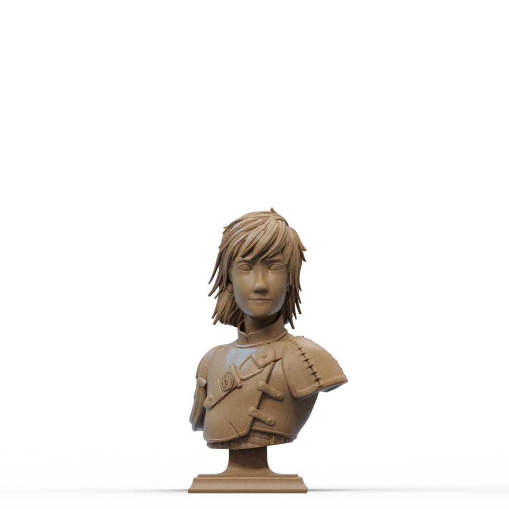 Hiccup bust 3d print