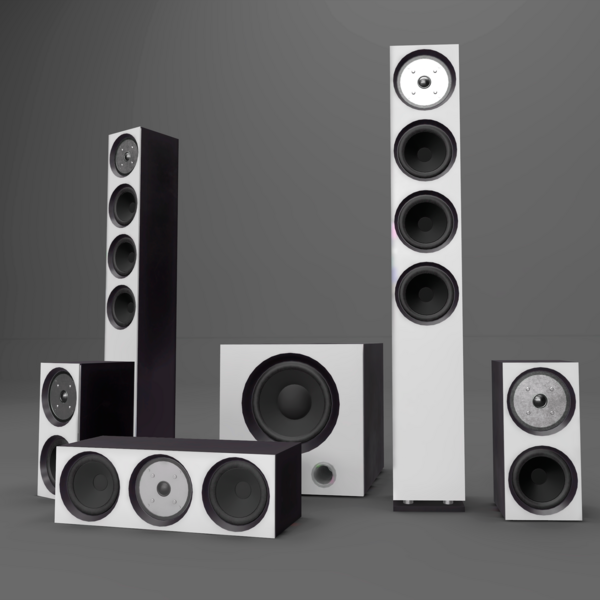 Banana Speakers V2 - Cinema 7.1