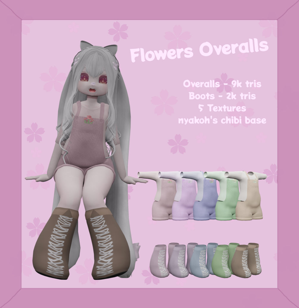 flowers-overalls