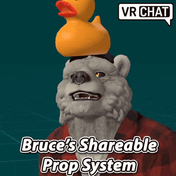 Bruce's Shareable Prop System [VRChat] (Custom Items!)
