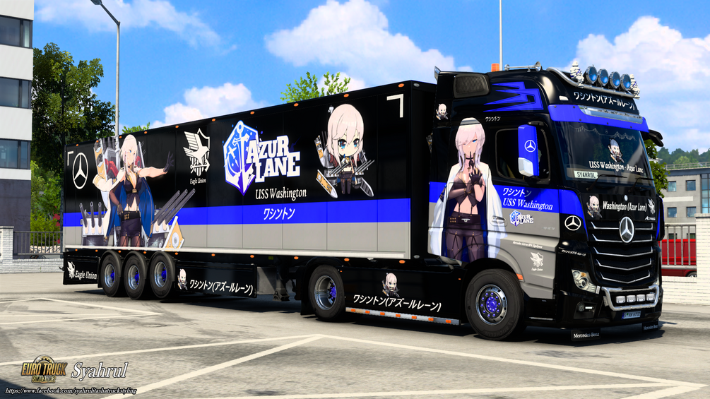 [ETS2] USS Washington | Azur Lane [Combo Skin] by Syahrul Itasha Truckstyling 痛トラック