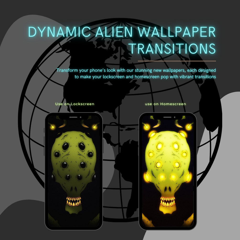 Dynamic Alien Wallpaper Transitions
