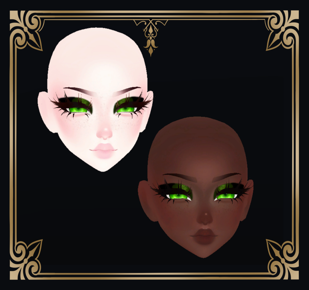 Emerald Makeup Textures {AzuraV2 Head}