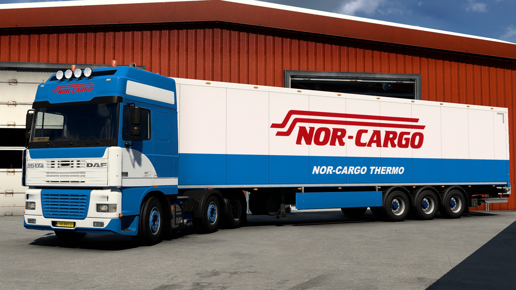 DAF XF95 Nor|Cargo Dutch Combo Skin by ETS2 Hedmark Truckstyling