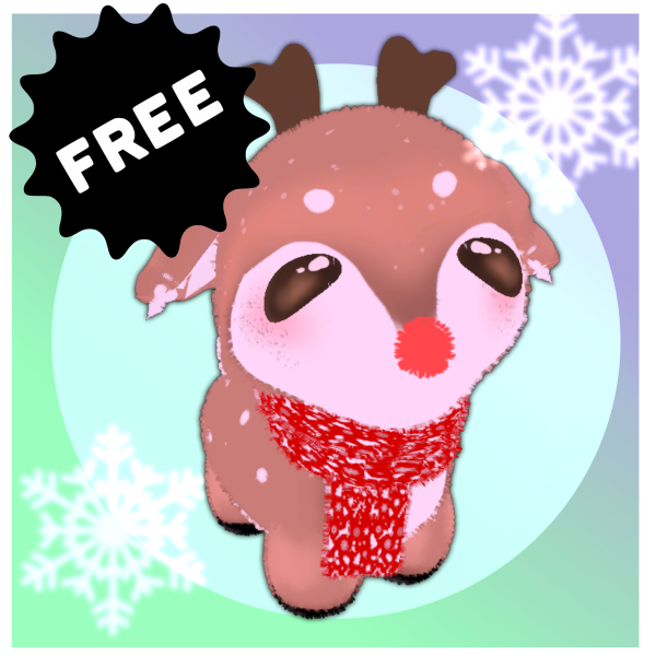 ✩Deer Plushie/Follower✩ by LittleSaku FREEEEE