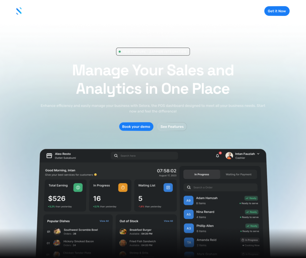 Selora - SAAS & Startup Landing Page Template - Figma Resources