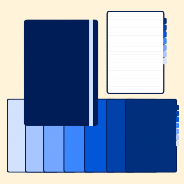 Denim Lined Notebook