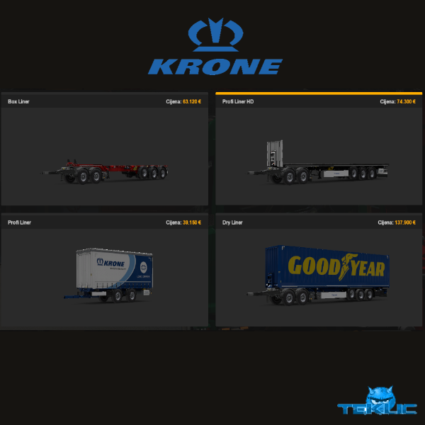 ETS2 | Krone dolly | ᴛᴇᴋʟɪᴄ ツ by Teklic Work Shop