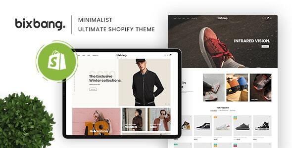 Bixbang | Minimalist eCommerce Shopify Template